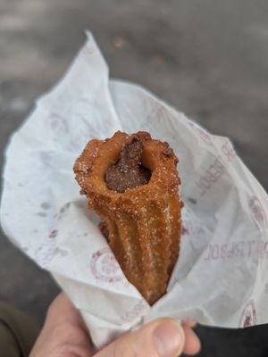 Yum 😋 at Xurreria Trebol in Barcelona