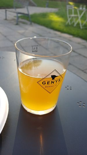 Wheat beer at Cvi Parkas in Vilnius