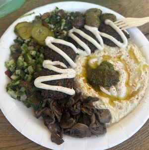 Their recommended dish   at Cvi Parkas in Vilnius