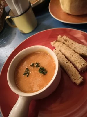 Tomato soup at TierraQuerida.Co in Filandia