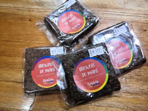 Vegan brownies from the small shop at TierraQuerida.Co in Filandia