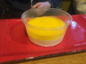 Desert, simple but good! at Arepera Maracay in Zagreb