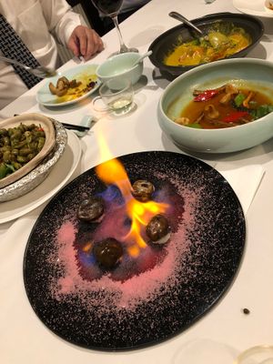 Mock chicken at Samadhi Teahouse in Beijing