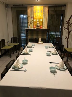 Veg food at Samadhi Teahouse in Beijing