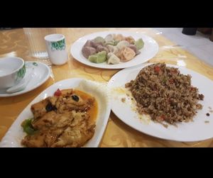 So much food  at Beijing Zheng Long Zhai in Beijing