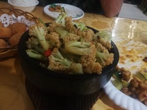 Cauliflower at Beijing Zheng Long Zhai in Beijing