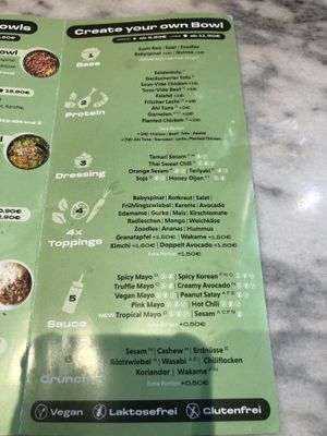 Menu   at Kenny's - Donauzentrum in Vienna