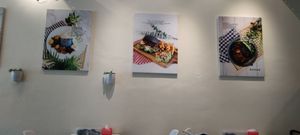 Wall art at Bodhi Tree Vegetarian Cafe - 菩提树 in Penang