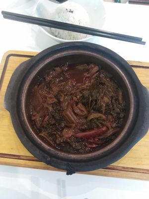 酸芥菜 at Bodhi Tree Vegetarian Cafe - 菩提树 in Penang