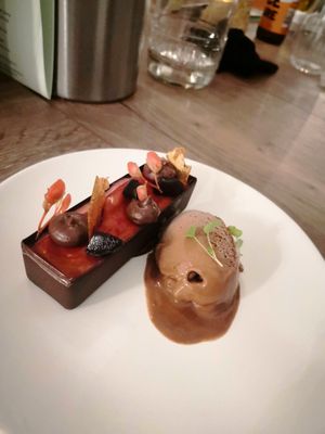 Dessert at Lento in Antwerpen