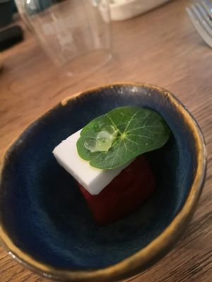 Amuse-bouche at Lento in Antwerpen