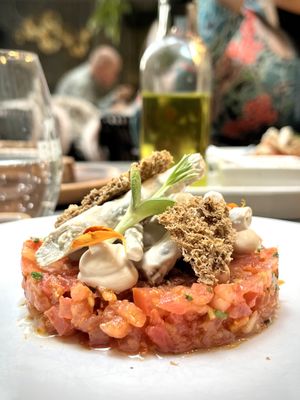 Tomato tartare  at Lento in Antwerpen