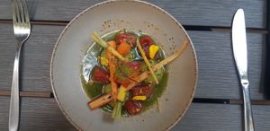 Gazpacho at Lento in Antwerpen