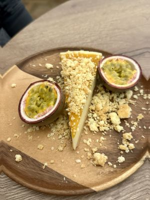 Passionfruit cheesecake  at Lento in Antwerpen