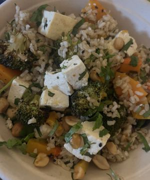 Sesame tofu bowl (I don't recommend this)  at Northside Social in Falls Church