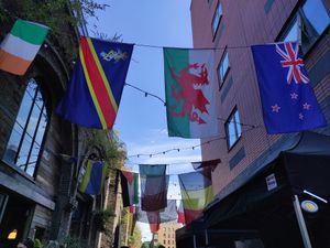 Market at Kamala in East London