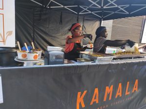 Stall at Kamala in East London