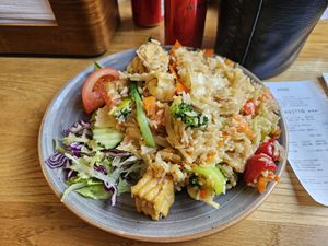 Fried Rice. Extremely tasteless at Yaya Mee in Stockholm