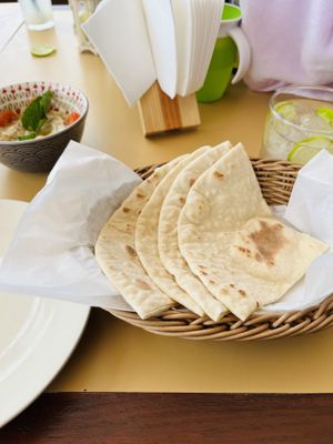 Pita bread  at Rincon Arabe in Ensenada