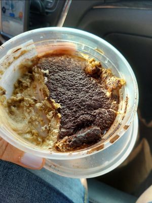Tiramisu- was super excited...then super disappointed...not worth the money at Zammy's Vegan Kitchen in Columbus