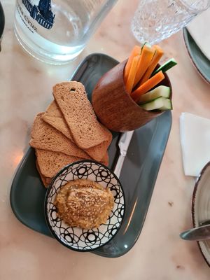 Hummus at Max Garden in Santa Cruz