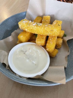 Polenta fries  at Wild Pear Kitchen in New Plymouth