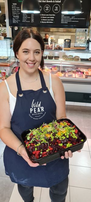 Beetroot & Orange Salad at Wild Pear Kitchen in New Plymouth