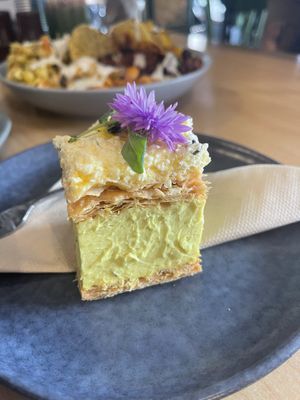 Custard Square  at Wild Pear Kitchen in New Plymouth