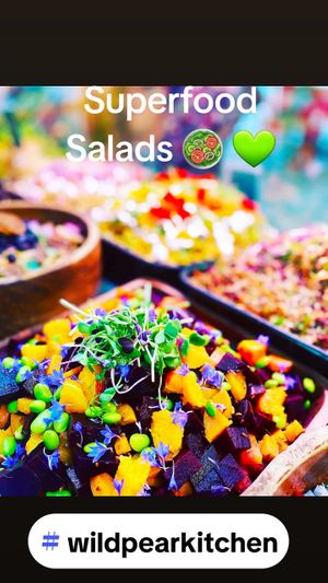 8x Superfood Salads 
7x gluten free  at Wild Pear Kitchen in New Plymouth