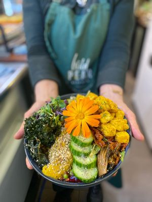 Hippie Bowl  at Wild Pear Kitchen in New Plymouth