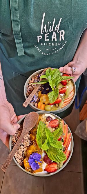 Acai Bowls from our Breakfast menu  at Wild Pear Kitchen in New Plymouth