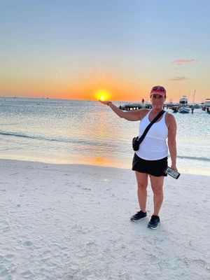 Literally catching some sun.  at Hadicurari in Noord