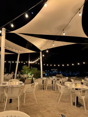 Outside dining   at Hadicurari in Noord