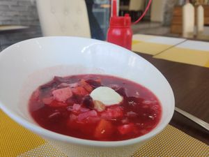 Borscht at Agnista - Seoul Street in Ulaanbaatar