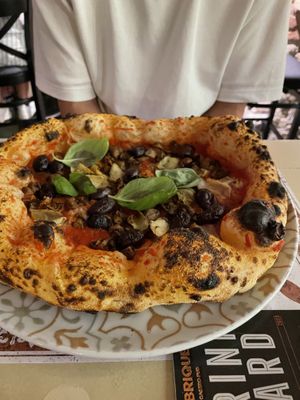 Capricosa pizza   at Fabrique in Split