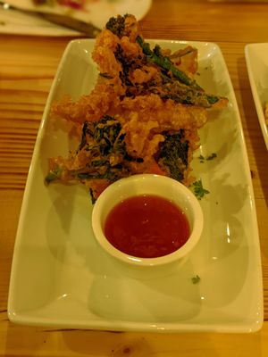 Tempura Vegetables (ve) at Brooks in Ilkley