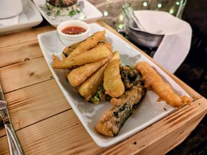 Tempura Vegetables  at Brooks in Ilkley