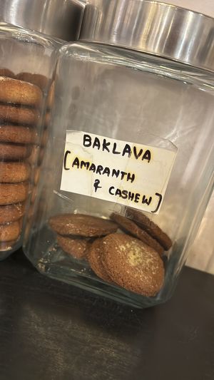 Selection of cookies / biscuits available   at Rose & Joe  in Mumbai