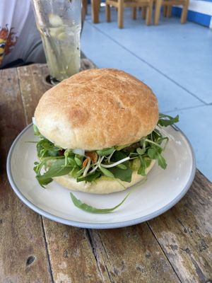 Vegan focaccia   at Le Kiosque Boulangerie Francaise in Koh Samui