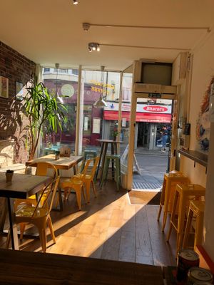 Behind the scenes  at Rising Tide in Brighton