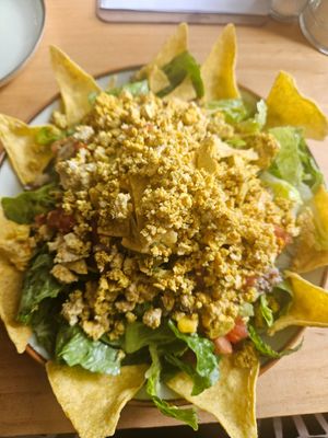 Taco Quinoa Salad With scrambled Tofu at LAX Eatery in Munich
