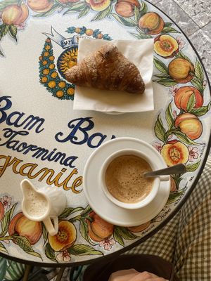   at Bam Bar in Taormina