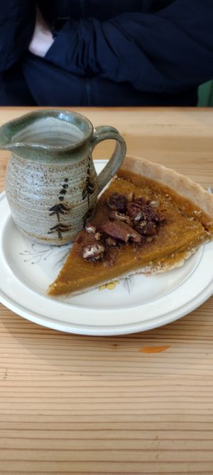 Pumpkin Pie at Root in Hythe