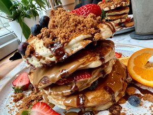 massive pancake at Endless in Leipzig