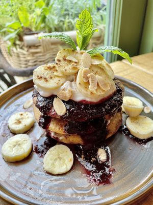   at VIBE Plant Based Cafe & Restaurant in Douglas