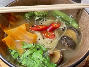   at VIBE Plant Based Cafe & Restaurant in Douglas