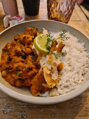 Swahili Curry at VIBE Plant Based Cafe & Restaurant in Douglas