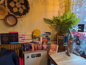 interior at VIBE Plant Based Cafe & Restaurant in Douglas