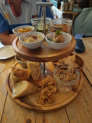Sharing platter for 2 at VIBE Plant Based Cafe & Restaurant in Douglas