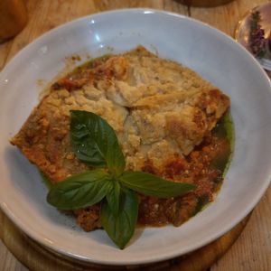 Pasta special at VIBE Plant Based Cafe & Restaurant in Douglas